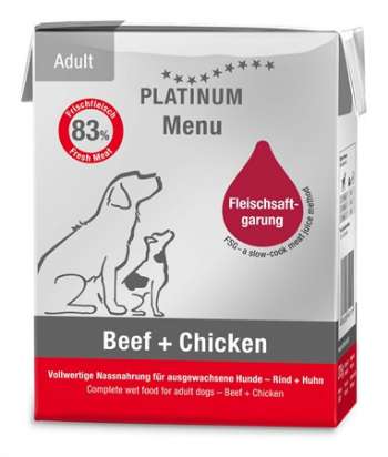 Adult Menu Beef + Chicken Våtfoder till Hund - 12 x 375 g