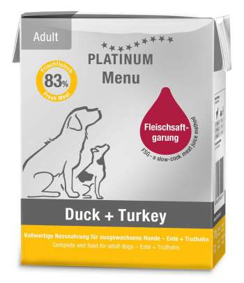 Adult Menu Duck & Turkey Våtfoder till Hund - 12 x 375 g