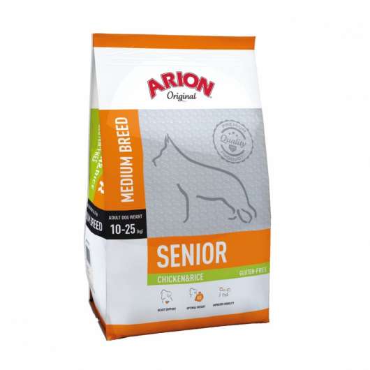 Arion Dog Senior Medium Breed Chicken & Rice 12 kg