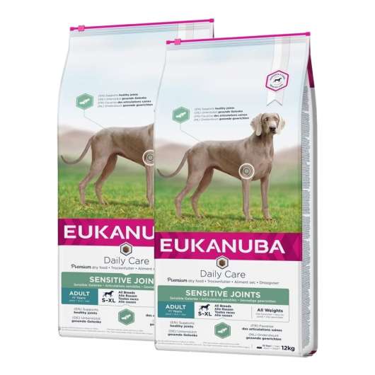Eukanuba Daily Care Adult Sensitive Joints 2 x 12kg