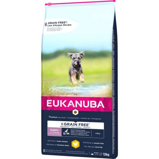 Eukanuba Puppy Grain Free Small & Medium Chicken