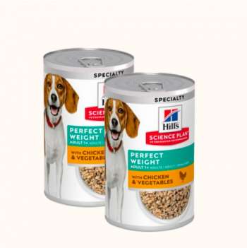 Köp 2 Perfect Weight våtfoder för hund - Spara 25% - 2 förpackningar 12 x 363 g